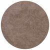 vidaXL Tapete Shaggy Antiderrapante Castanho 160 x 160 cm PP