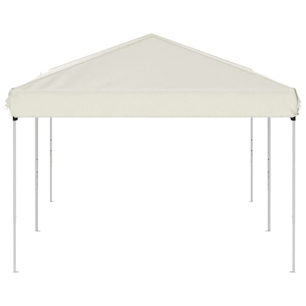vidaXL Tenda para festas dobrável 3x6 m cor creme