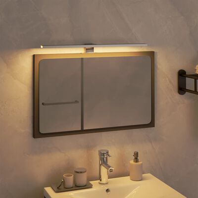 vidaXL Luz LED para espelho 7,5 W 3000 K 50 cm branco quente