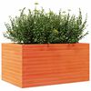 vidaXL Vaso/floreira de jardim 90x60x45,5 cm pinho maci&ccedil;o castanho mel