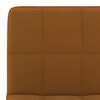 vidaXL Cadeiras de jantar girat&oacute;rias 2 pcs veludo castanho