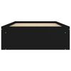 vidaXL Estrutura de cama 90x190 cm preto