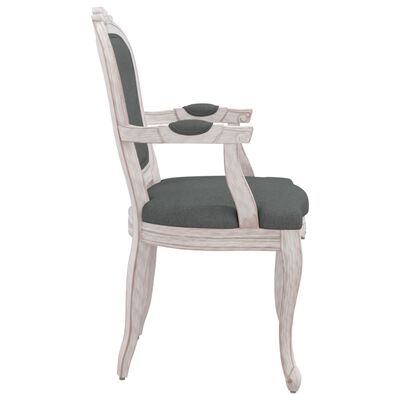 vidaXL Cadeira de jantar 62x59,5x100,5 cm tecido cinzento-escuro