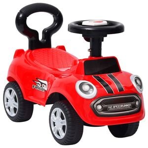 vidaXL Carrinho de passeio/andador vermelho