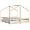 vidaXL Estrutura de cama infantil 2x(90x200) cm pinho maci&ccedil;o