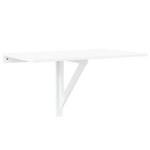 vidaXL Mesa de parede dobr&aacute;vel 100x60 cm branco