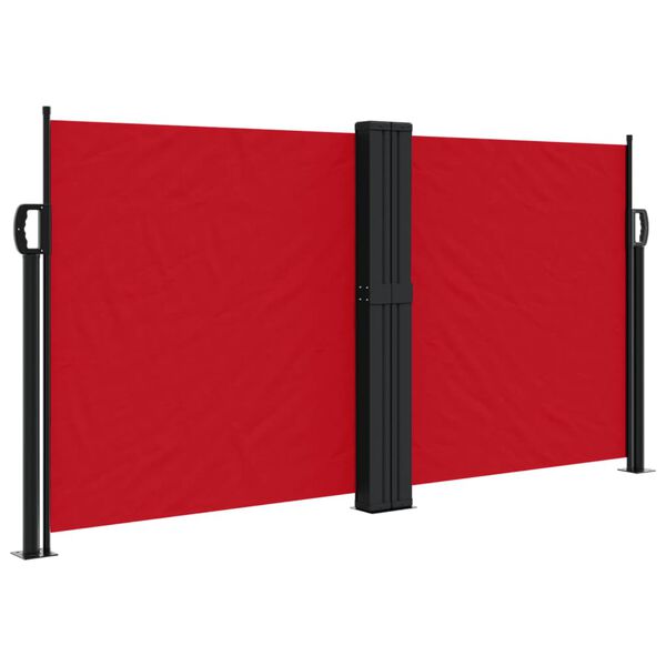 vidaXL Toldo lateral retr&aacute;til 120x600 cm vermelho