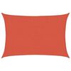 vidaXL Para-sol estilo vela 160 g/m&sup2; 2,5x4 m PEAD terracota