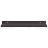 vidaXL Prateleira de Parede 2 pcs Preto 40 x 17,5 x 2,5 cm