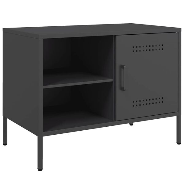 vidaXL M&oacute;vel de TV 68x39x50,5 cm a&ccedil;o preto