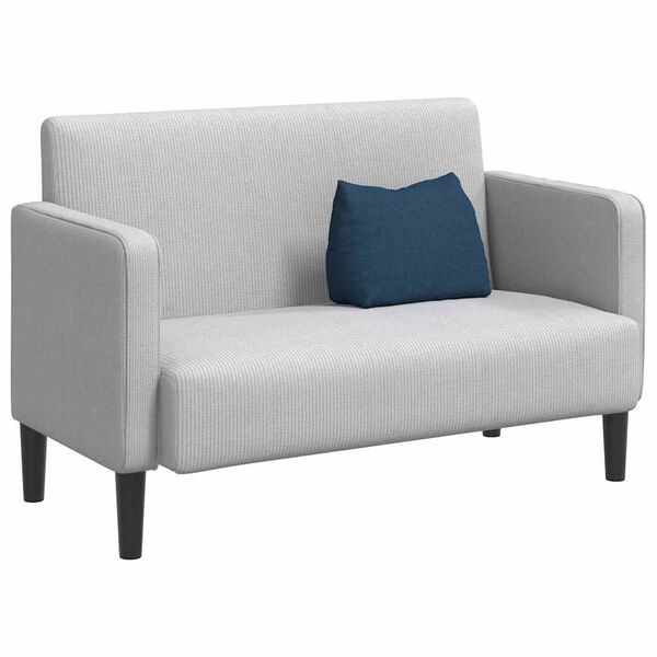 vidaXL Travesseiro para Costas Azul 45 x 20 x 35 cm tecido