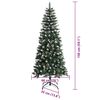 vidaXL &Aacute;rvore de Natal Artificial Verde 150 cm PVC, Pl&aacute;stico e A&ccedil;o