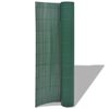 vidaXL Cerca de jardim dupla face 90x300 cm PVC verde