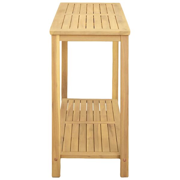 vidaXL Mesa consola para jardim 110x40x75 cm madeira de ac&aacute;cia maci&ccedil;a