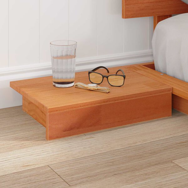 vidaXL Estrutura da Cama Castanho 120 x 200 cm madeira