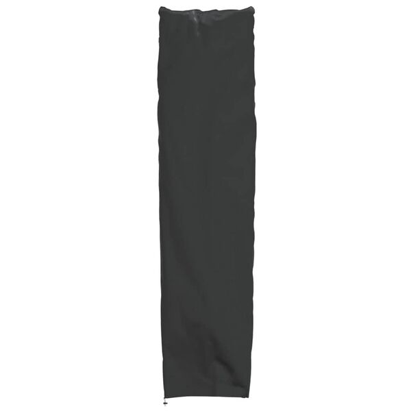 vidaXL Capa para guarda-sol de jardim 240x57/57 cm 420D oxford preto