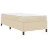 vidaXL Cama Box Creme 80 x 200 cm tecido