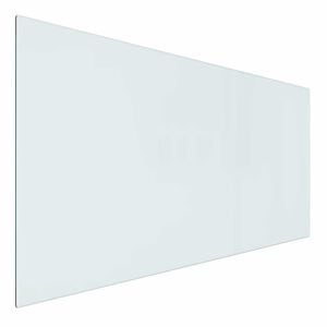 vidaXL Placa de Vidro para Lareira Transparente 100 x 50 cm Vidro