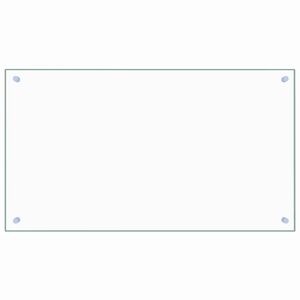 vidaXL Painel anti-salpicos cozinha 90x50 cm vidro temp. transparente