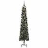 vidaXL &Aacute;rvore de Natal Artificial Verde 240 cm PVC, Pl&aacute;stico e A&ccedil;o