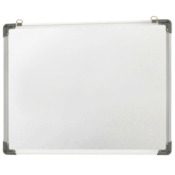 vidaXL Quadro de escrita magnético 90x60 cm aço branco