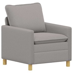 vidaXL Sof&aacute; Cinzento-claro 76 x 81 x 87,5 cm Tecido