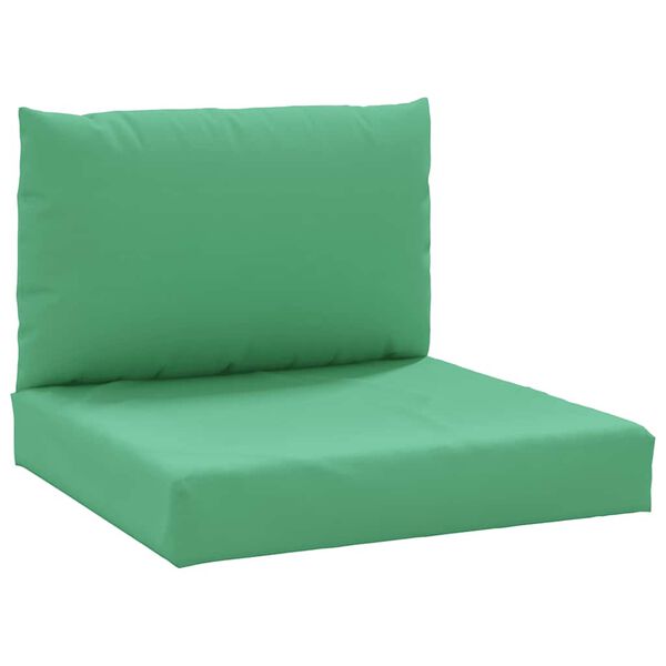 vidaXL Almofad&otilde;es p/ m&oacute;veis de paletes 2 pcs tecido oxford verde