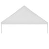 vidaXL Teto para tenda de festas 4 x 8 m branco