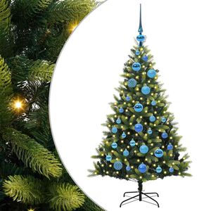 vidaXL &Aacute;rvore de Natal Artificial com Hastes Flex&iacute;veis 150 LEDs Verde