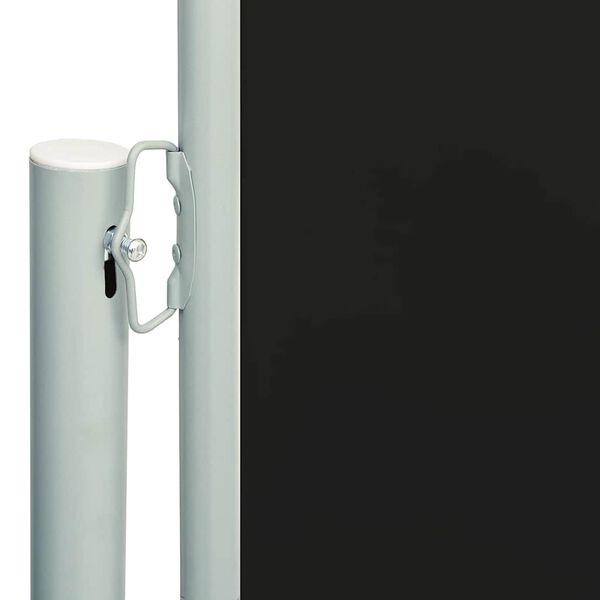 vidaXL Toldo lateral retr&aacute;til para p&aacute;tio 200x600 cm preto