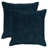 vidaXL Capa almofada 2 unid. HOUTEN Azul Marinho 80 x 80 cm