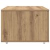 vidaXL Gabinete de Gavetas com roda Castanho 55 x 45 x 33.5 cm