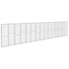 vidaXL Muro gabi&atilde;o com tampas a&ccedil;o galvanizado 900x50x200 cm