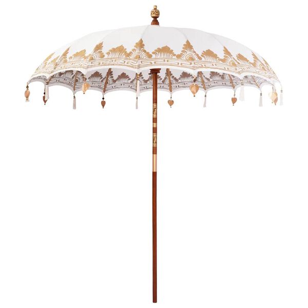 vidaXL Parasol Balin&ecirc;s Creme 215 x 215 x 260 cm