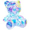 vidaXL Urso LED prism&aacute;tico e iridescente Multicolor 32 x 28 x 38 cm