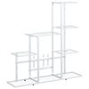 vidaXL Suporte de vasos 94,5x25x88 cm metal branco