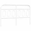 vidaXL Cabeceira de substitui&ccedil;&atilde;o 137 cm metal branco