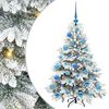 vidaXL &Aacute;rvore de Natal Artificial com 150 LEDs Branco 120 cm PE e PVC