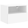 vidaXL M&oacute;veis de parede p/ TV 2pcs 40x30x30cm derivados madeira branco