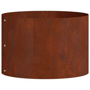 vidaXL Anel de Vaso Ferro Enferrujado 30 x 30 x 20 cm