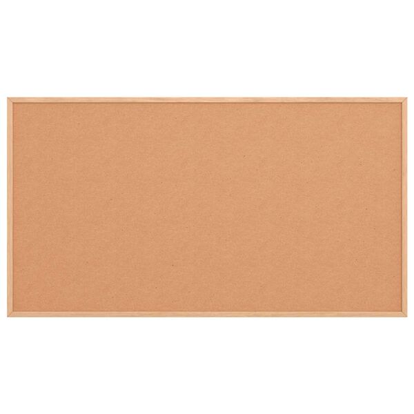 vidaXL Quadro de corti&ccedil;a com estrutura em madeira de pinho maci&ccedil;o 100x55 cm