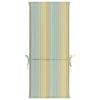 vidaXL Almofad&otilde;es cadeiras jardim estampados 4 pcs 120x50x3cm multicor