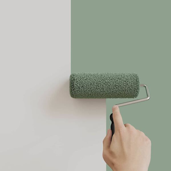 vidaXL Tinta de parede Verde 16,5 x 16,5 x 15,9 cm Impressão em parede