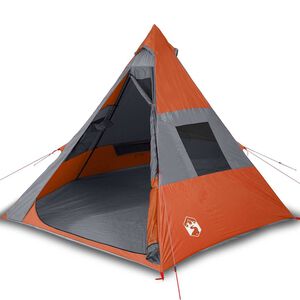 vidaXL Tenda de campismo tipi para 7 pessoas imperme&aacute;vel laranja