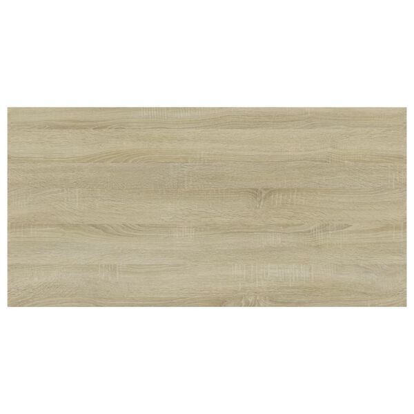 vidaXL Prateleiras estante 8pcs 60x30x1,5cm contraplacado cor carvalho