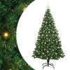 vidaXL &Aacute;rvore de Natal com luzes LED 180 cm 300 LED Branco quente