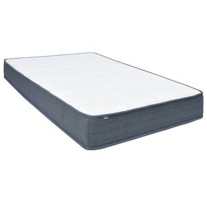 vidaXL Colch&atilde;o para cama box spring 190x140x20 cm maciez m&eacute;dia tecido