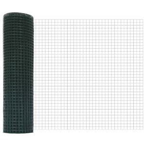 vidaXL Cerca de Arame Soldado Verde 0.8 x 10 m