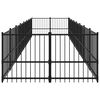 vidaXL Canil de exterior 15,02 m&sup2; a&ccedil;o