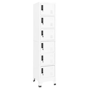 vidaXL Cacifo 38x40x180 cm a&ccedil;o branco